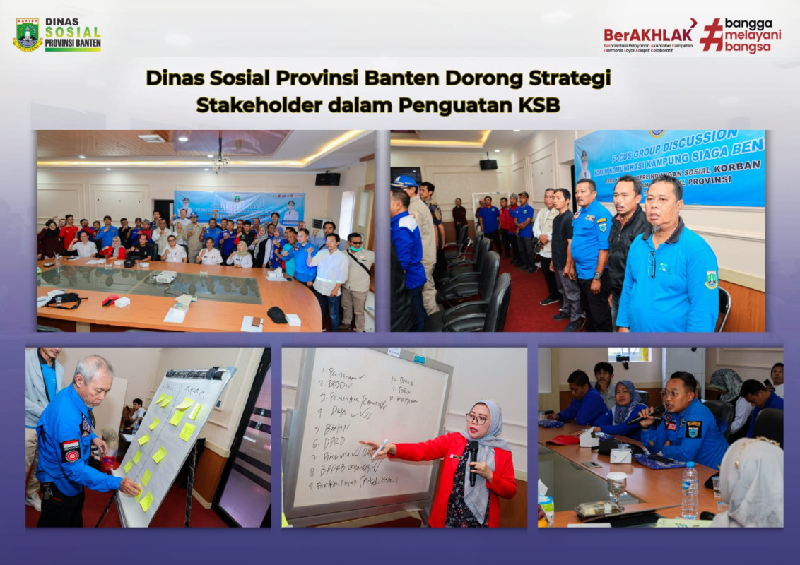 Dinas Sosial Provinsi Banten Dorong Strategi Stakeholder dalam Penguatan KSB