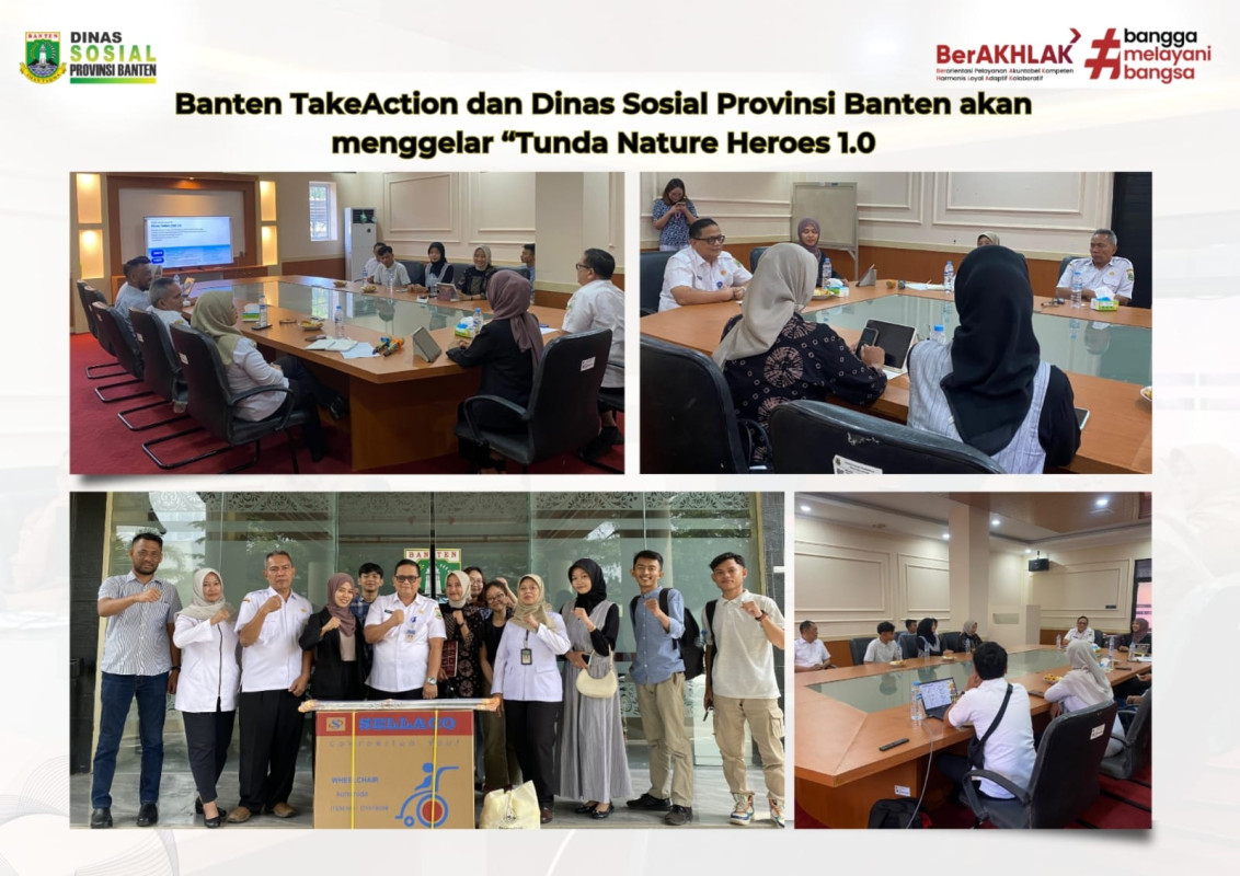 Banten TakeAction dan Dinas Sosial Provinsi Banten akan menggelar “Tunda Nature Heroes 1.0”